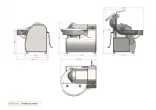 Cutter 80 litres - 2 vitesses couteaux - 2 vitesses cuve DADAUX - TITANE 80-2 TITANE 80-2